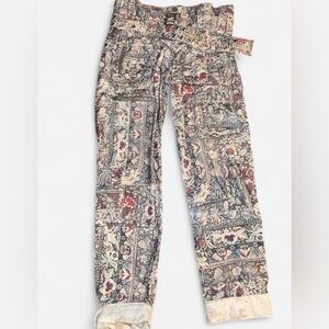 Y2K Pete & Greta floral cargo pants
